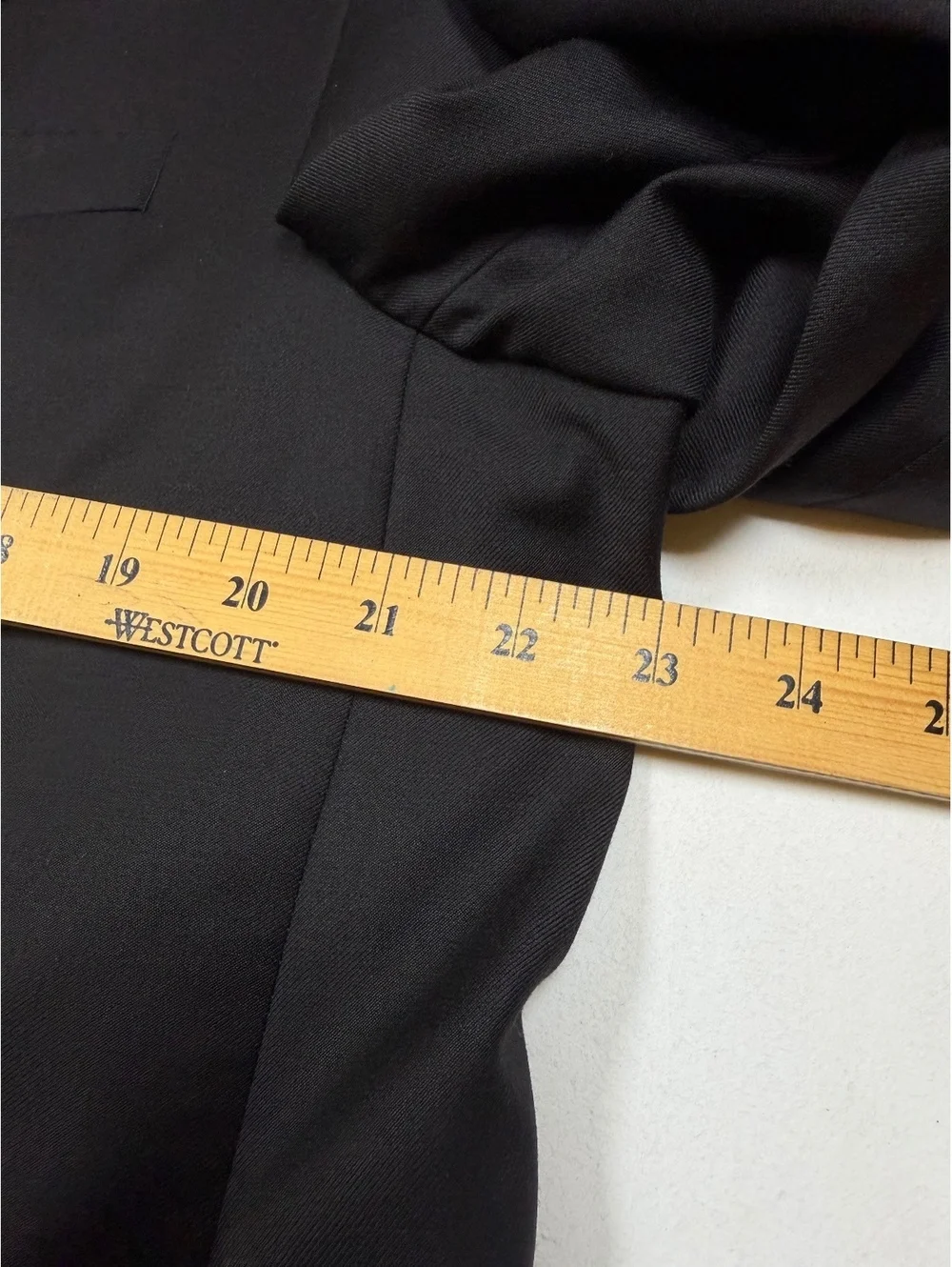 Peter Millar Men’s Black Wool Sport Coat Blazer 50T Tall 2 Button Made in Canada